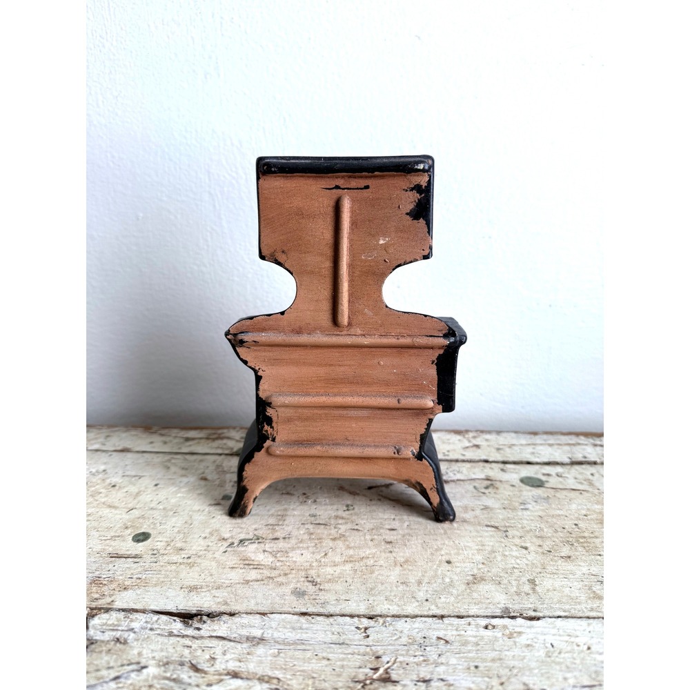 Vintage Miniature Cook Stove Ceramic Planter 1960s Match Holder Dollhouse - Picture 4 of 10